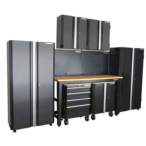 Husky Steel Garage Cabinet .
